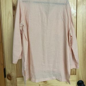 Peach colored tunic. Size xxl. 100% linen